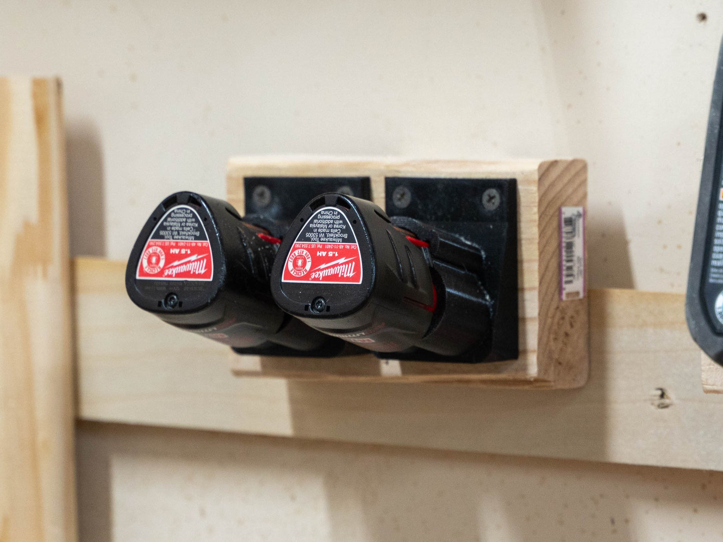 Milwaukee M12 Battery Holder 4-pack