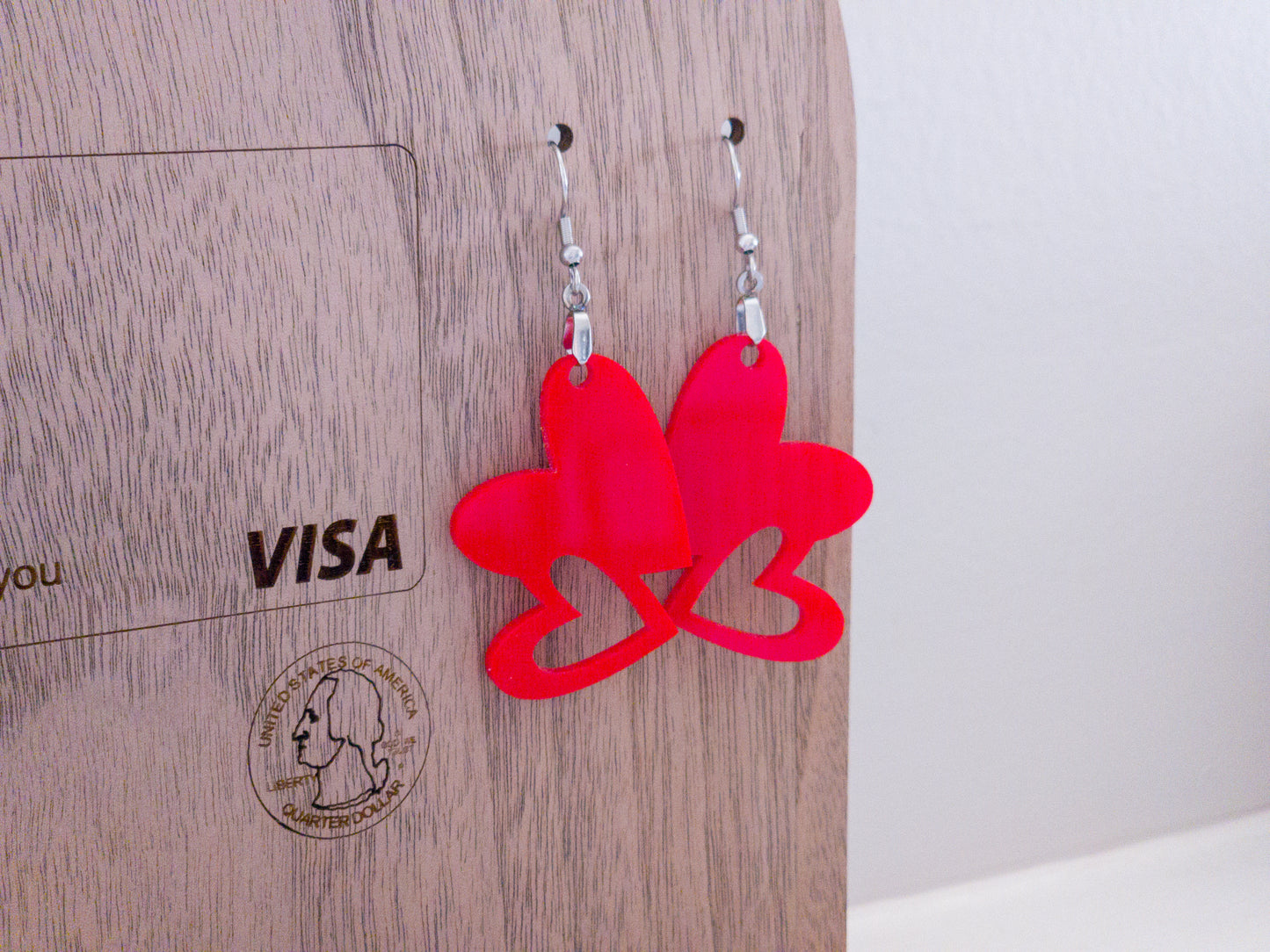 Dual Heart Earrings