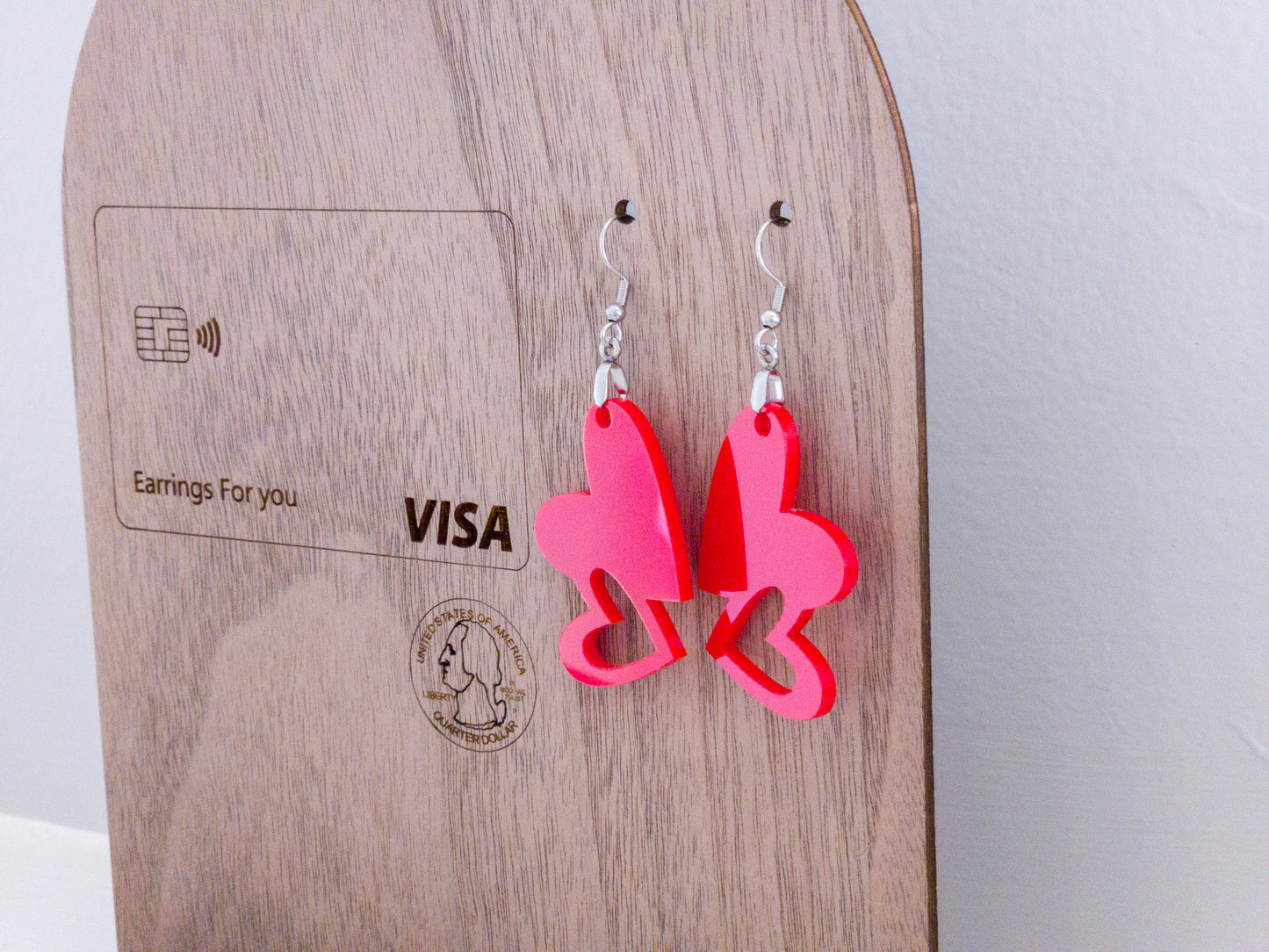 Dual Heart Earrings