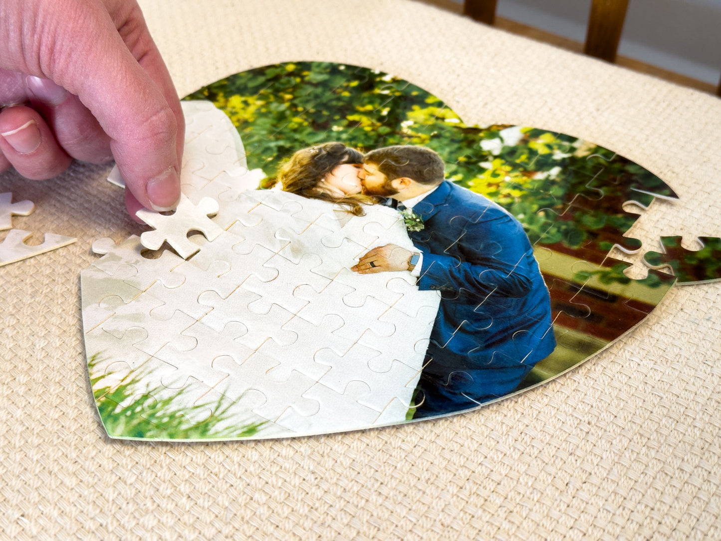 Personalized Heart Puzzle - 75 Pieces