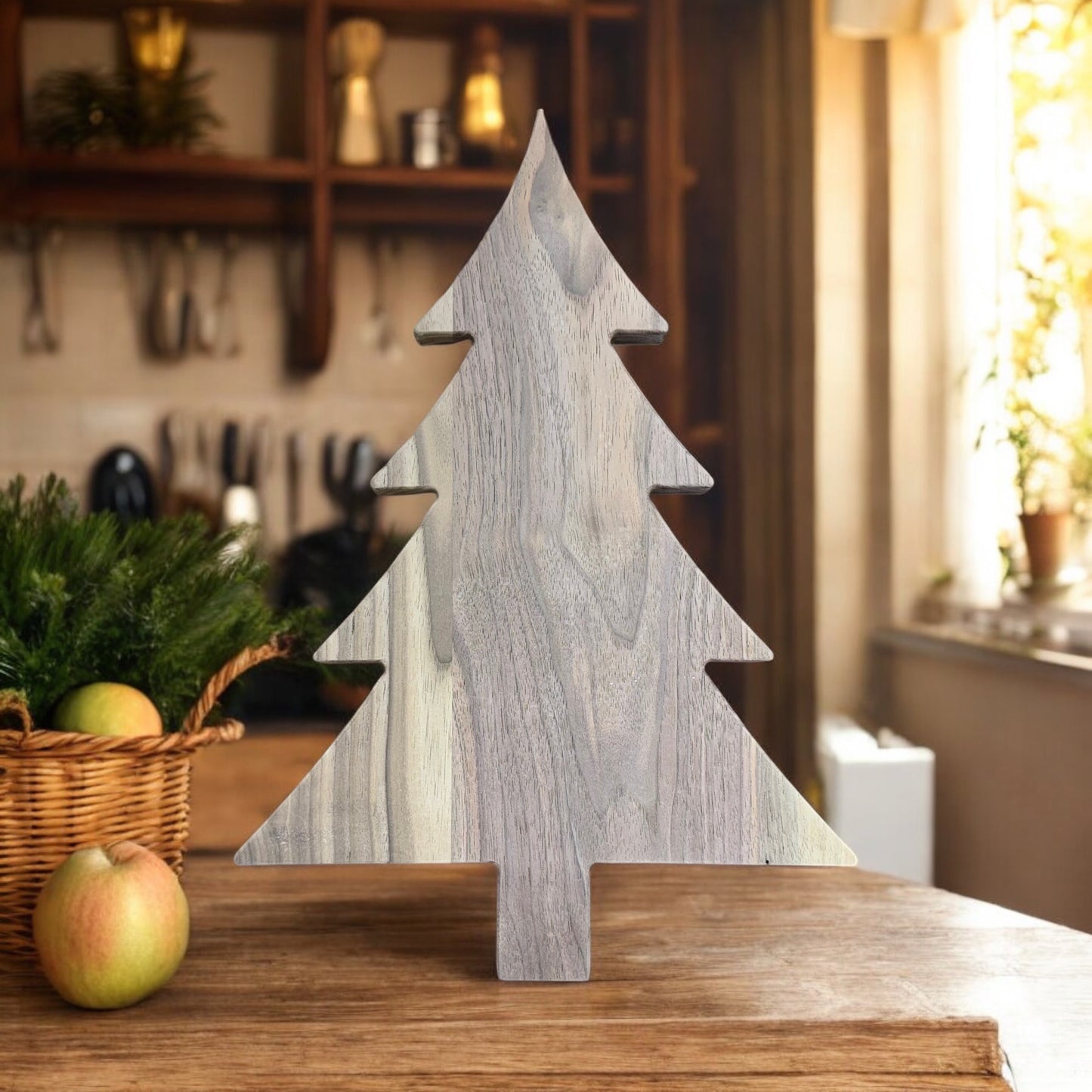 Solid Wood Christmas Tree Laser Blank