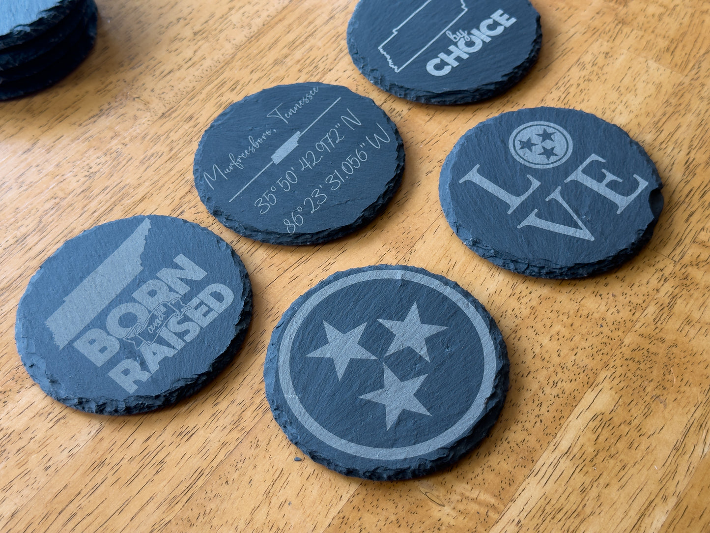 Slate Coasters (Various Designs)