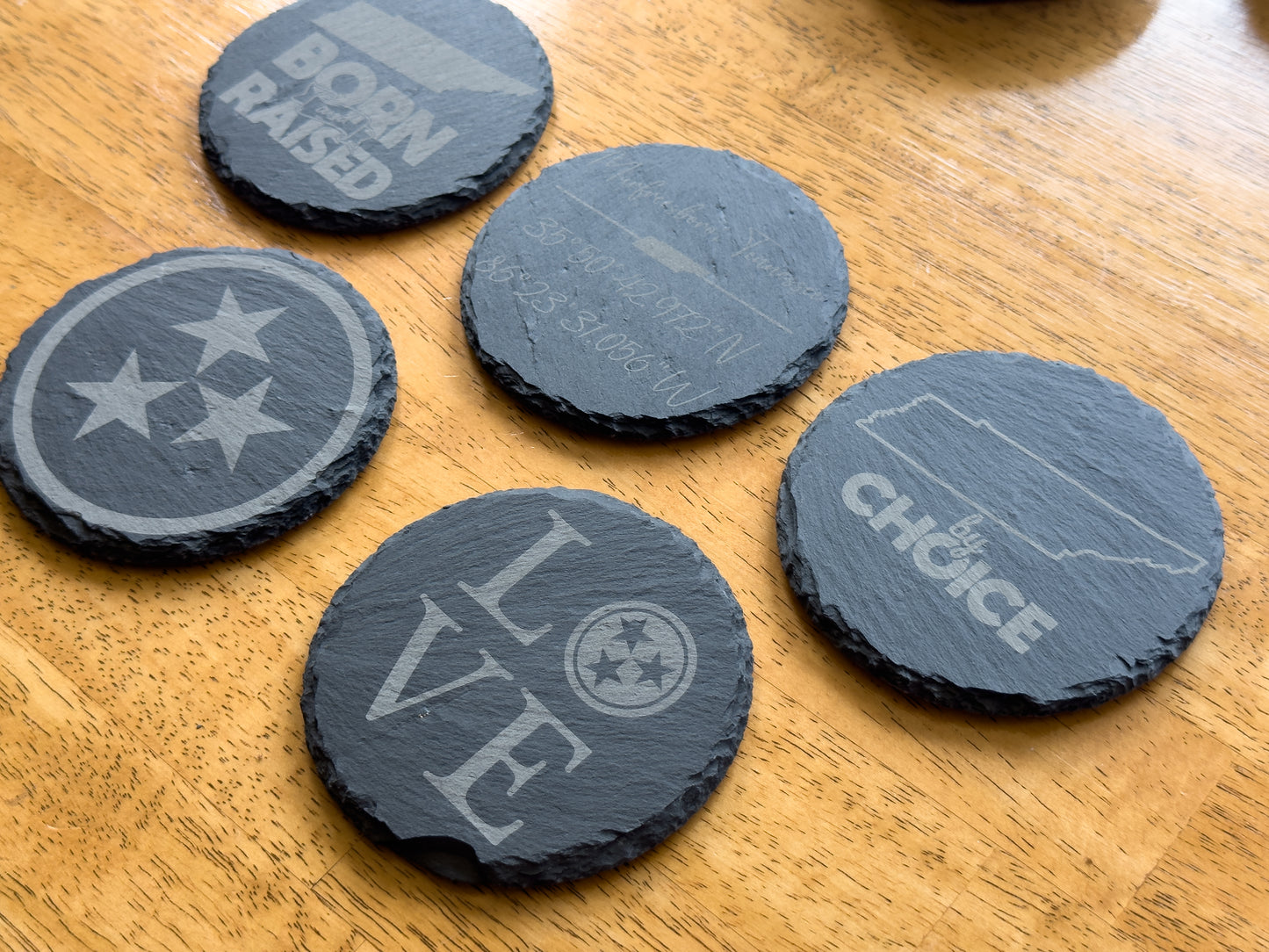 Slate Coasters (Various Designs)