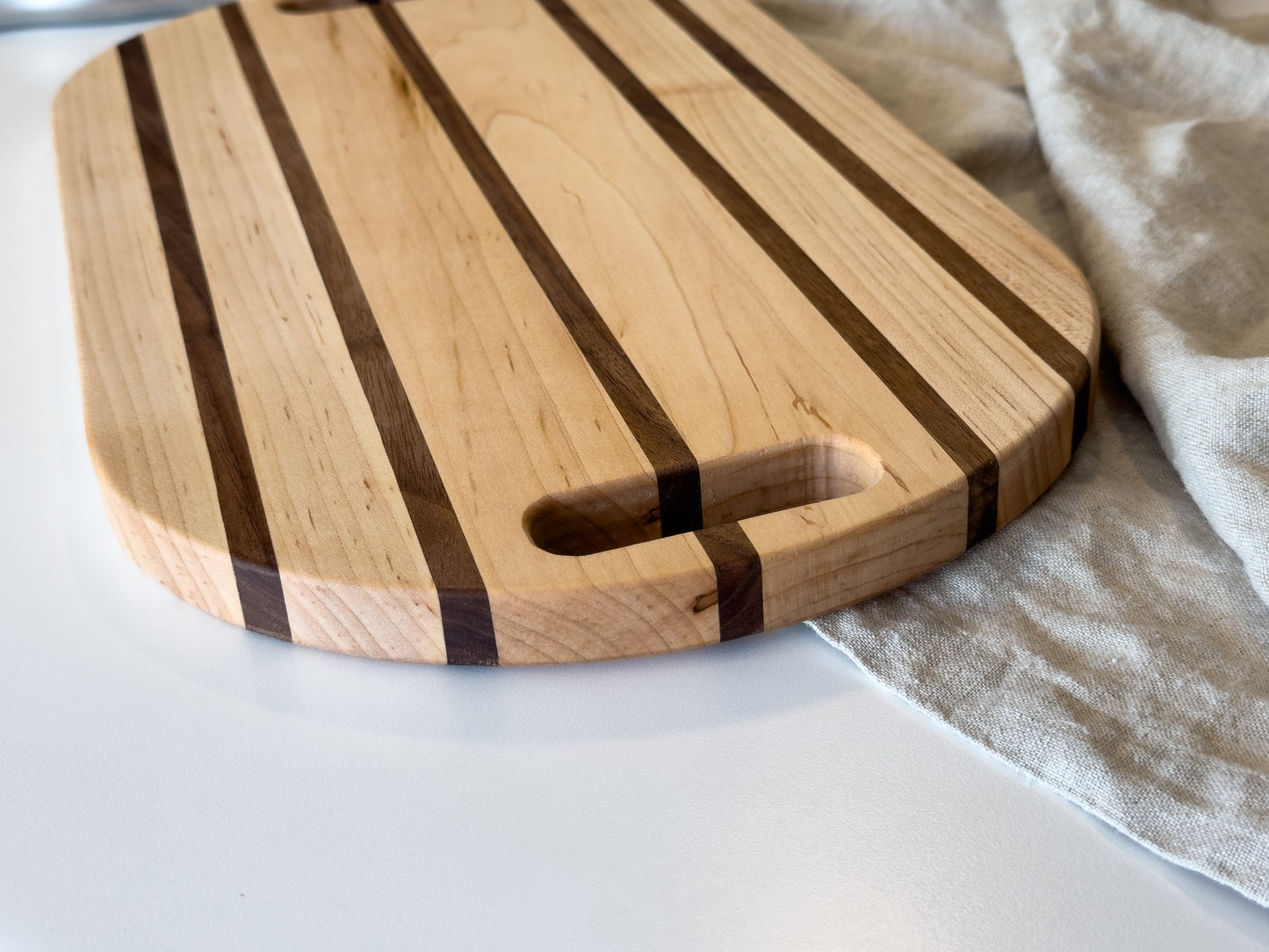 Solid Wood Charcuterie Board | Wood Cutting Board With Handle