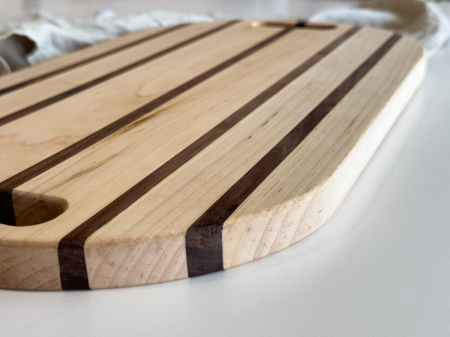 Solid Wood Charcuterie Board | Wood Cutting Board With Handle