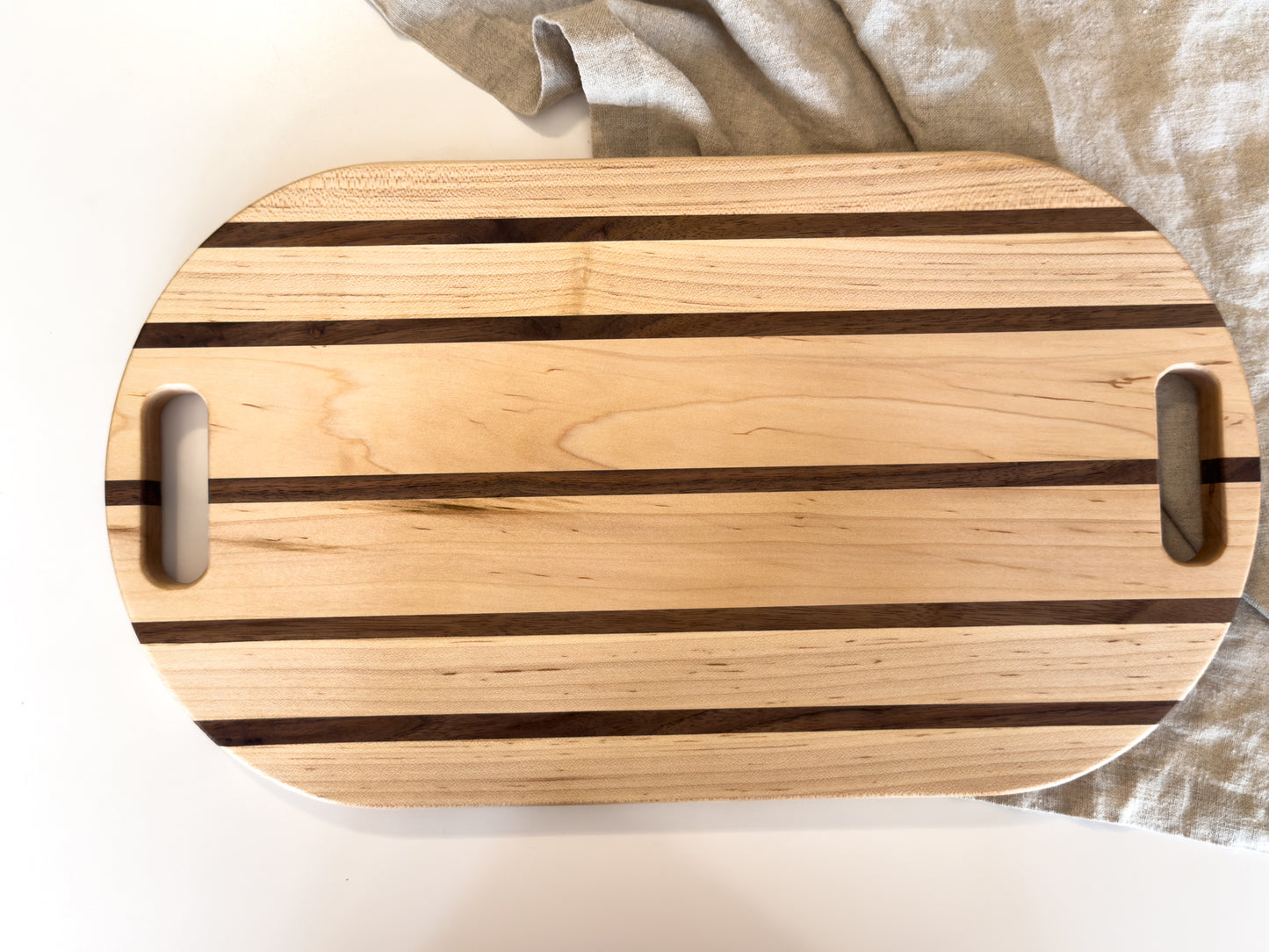 Solid Wood Charcuterie Board | Wood Cutting Board With Handle