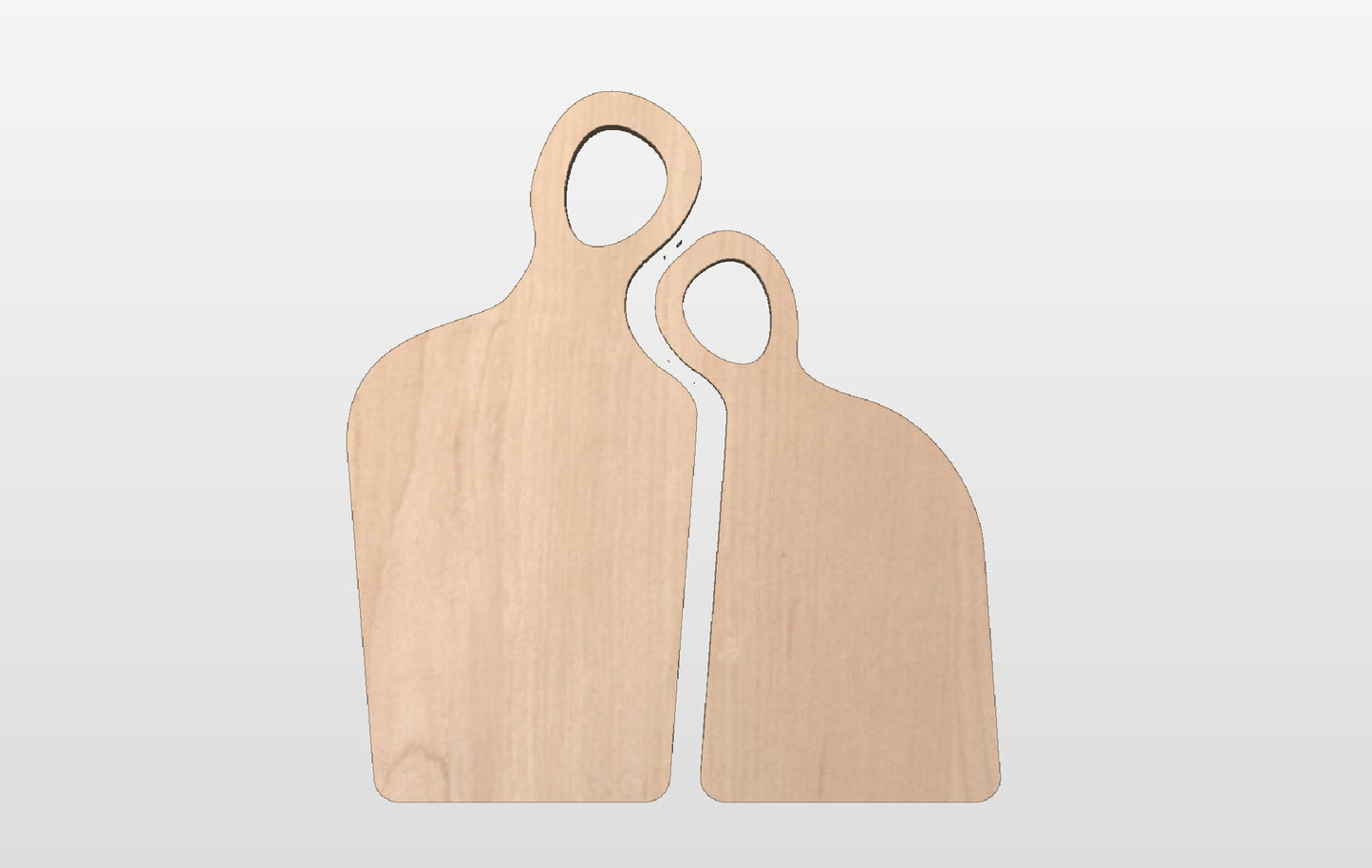 Interlocking Cutting Boards Laser Blanks