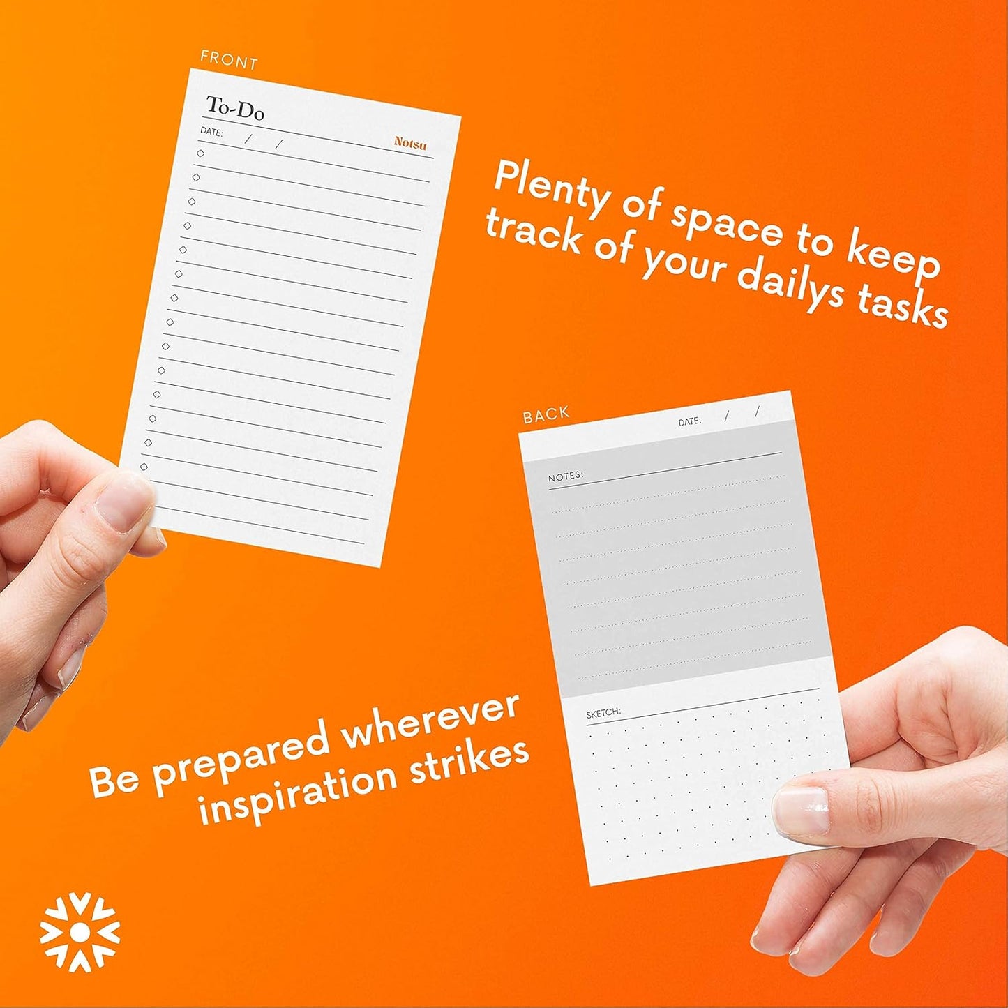 Pack of 50 To-Do List Cards