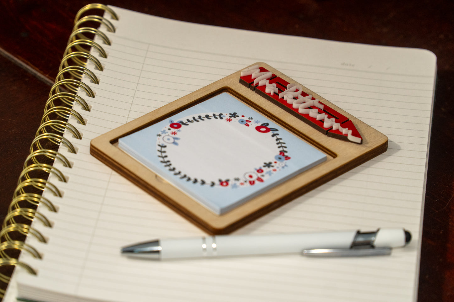 Personalized Sticky Note Holder | Teacher Gift, Teacher Appreciation, Office Gift