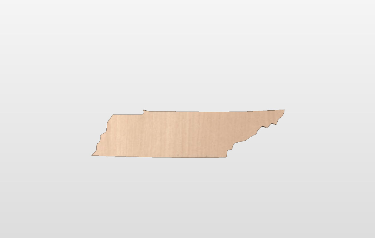 State Outline Laser Blank