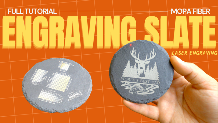 How to Create Stunning Slate Engravings with a 30W MOPA Fiber Laser: A Beginner’s Guide