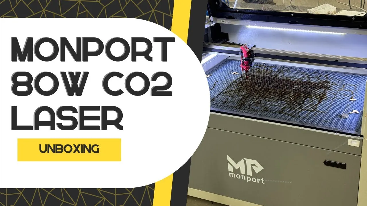 Unboxing the @monportlaser 80W CO2 laser engraver