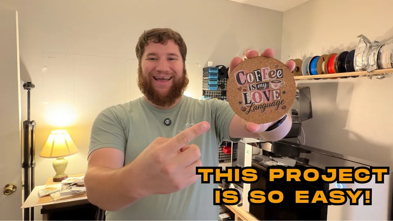 How to UV Print Cork Coasters on the xTool O1 Omni