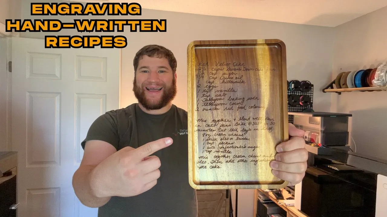 I Laser-Engraved My Wife’s Great-Granny’s Recipe