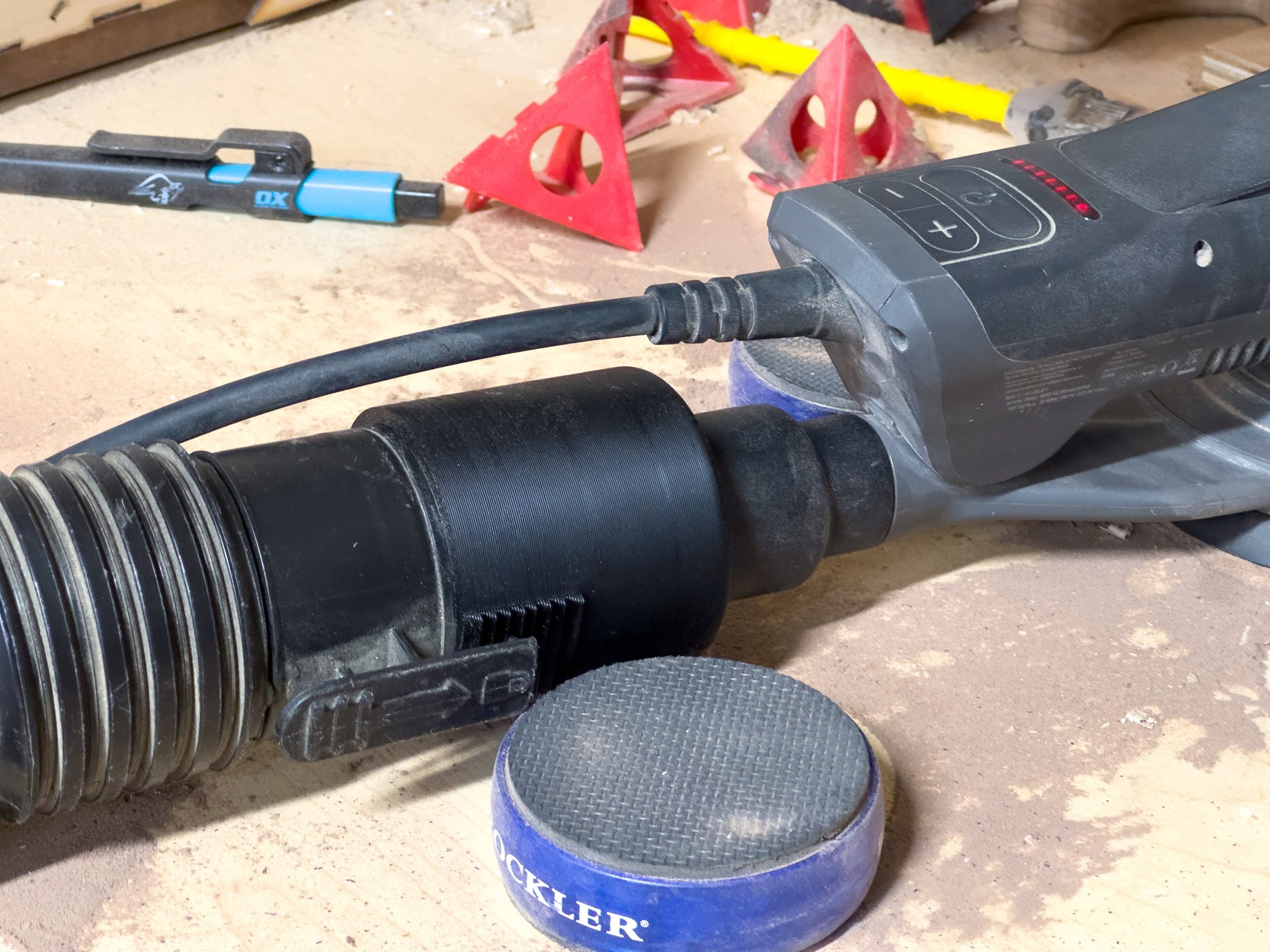 3M Xtract Sander to RIDGID 2.5" Shop Vac Adapter