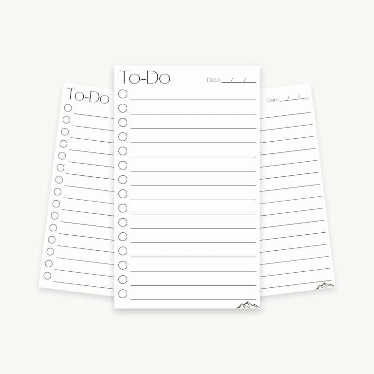 To-Do List Cards, 100-Pack, 3 x 5 Inch