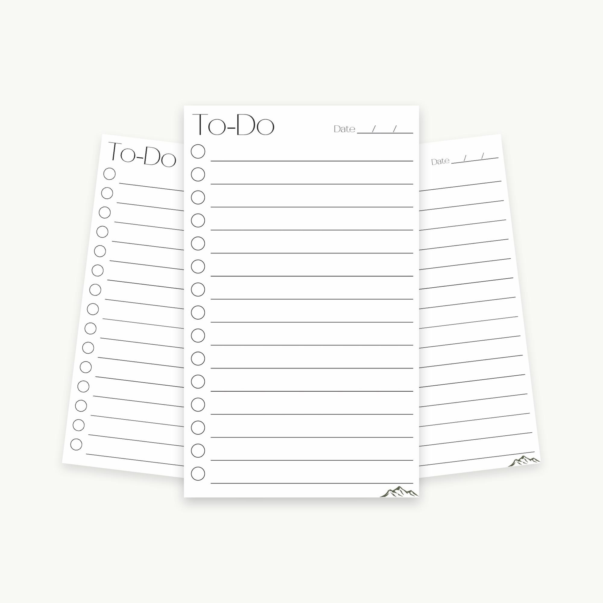 To-Do List Cards, 100-Pack, 3 x 5 Inch